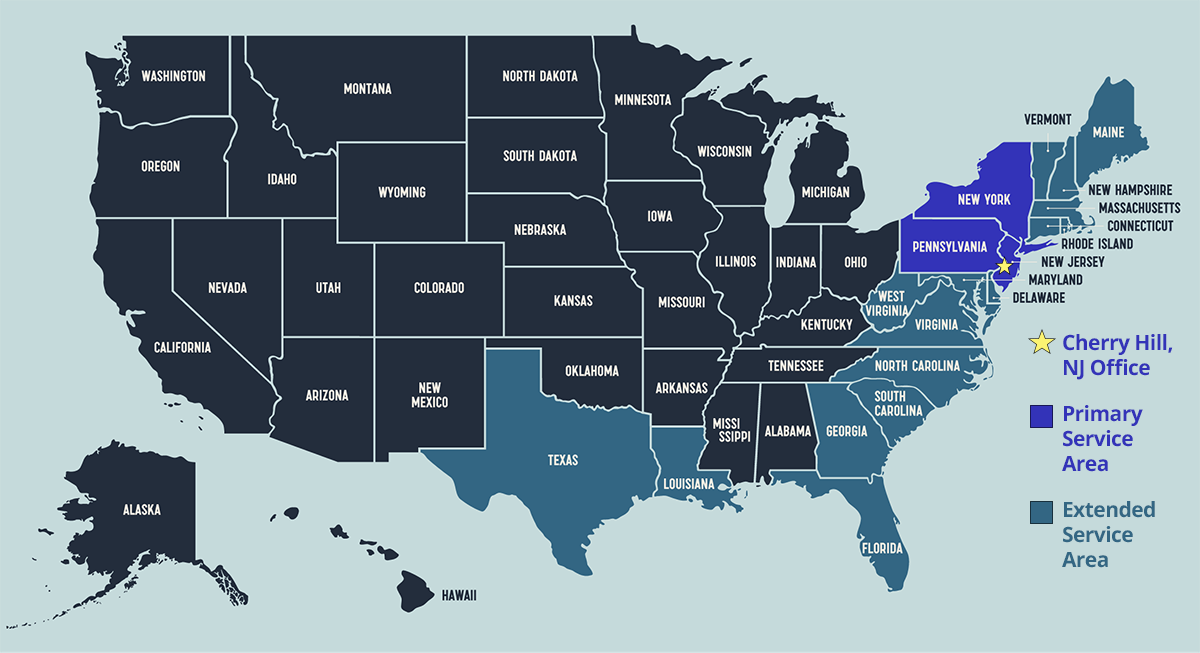 Hudson International, Locations Served Map