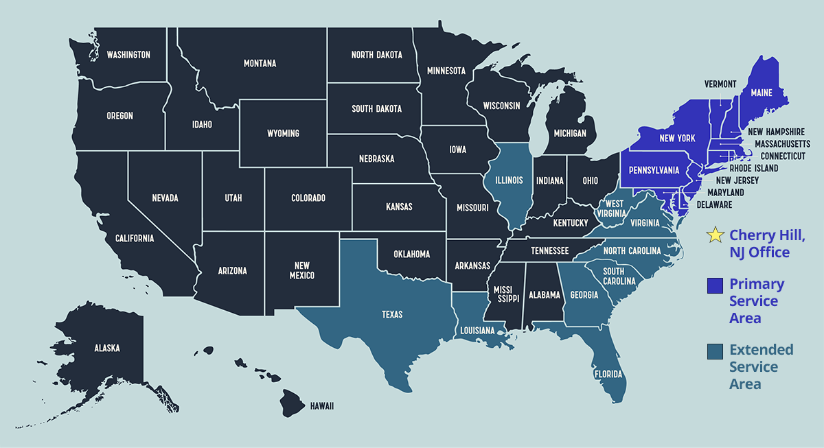 Hudson International, Locations Served Map