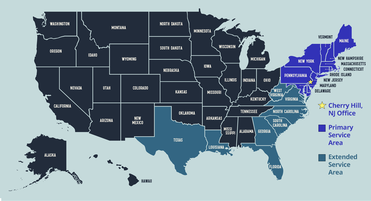 Hudson International, Locations Served Map